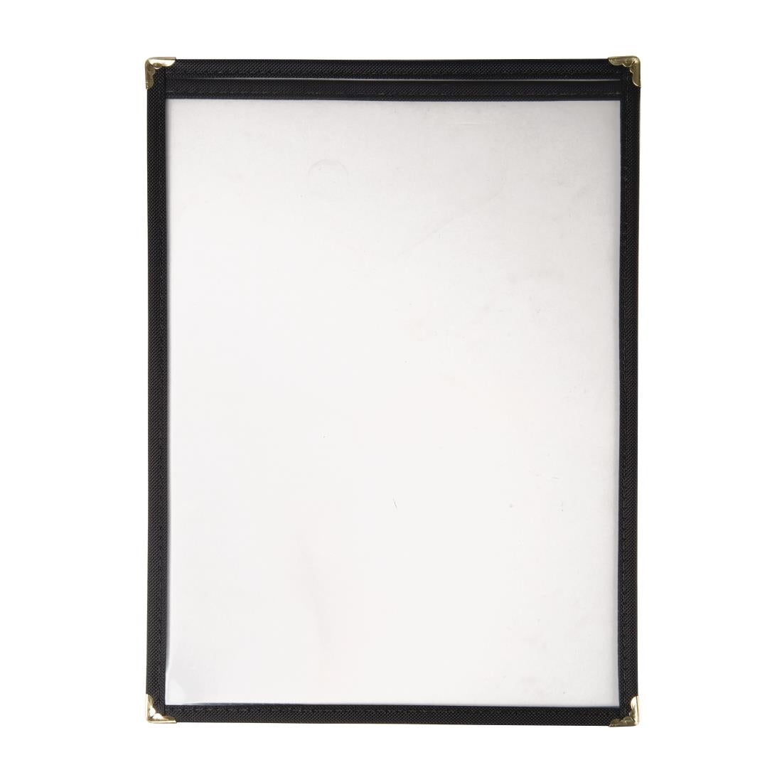 Olympia American Style Menu Cover Black A4 product image