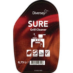 Diversey SURE Cleaner and Degreaser / Grill Cleaner Refill Bottles 750ml (6 Pack)