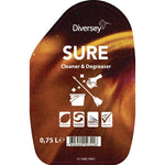 Diversey SURE Cleaner and Degreaser / Grill Cleaner Refill Bottles 750ml (6 Pack)