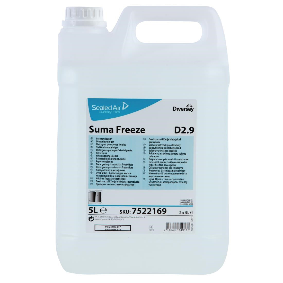 Diversey Suma D2.9 Freezer Cleaner Ready To Use 5Ltr