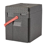 Cambro GoBox Tall Insulated Drinks Carrier with Strap Black 35Ltr