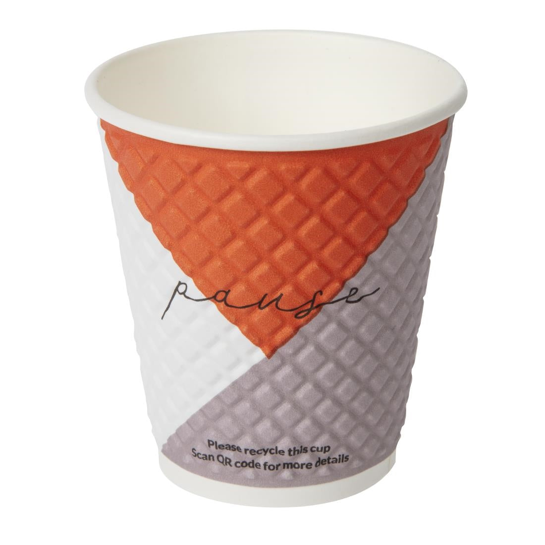 Huhtamaki Pause Disposable Coffee Cups Double Wall 256ml (925 Pack)