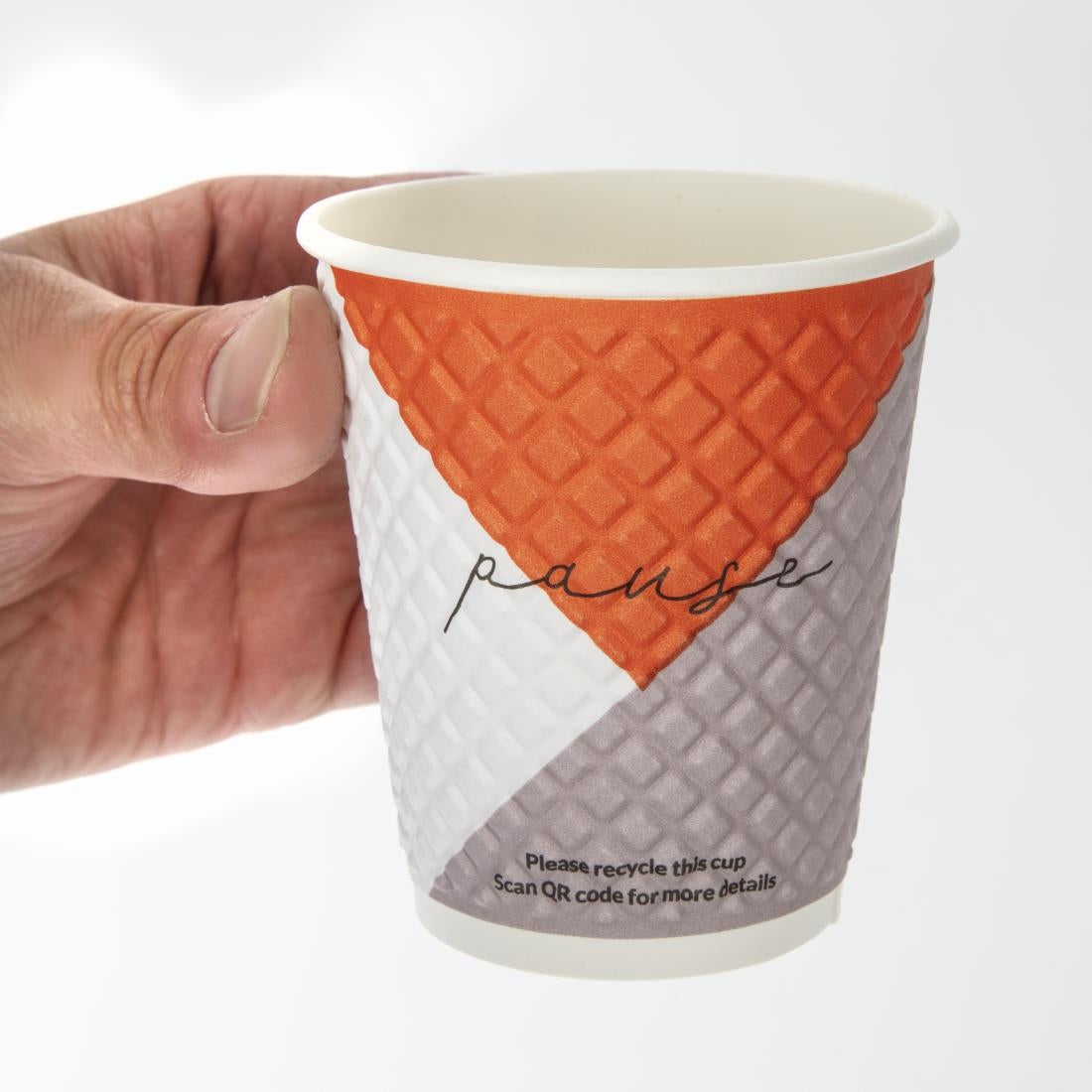 Huhtamaki Pause Disposable Coffee Cups Double Wall 256ml (925 Pack)