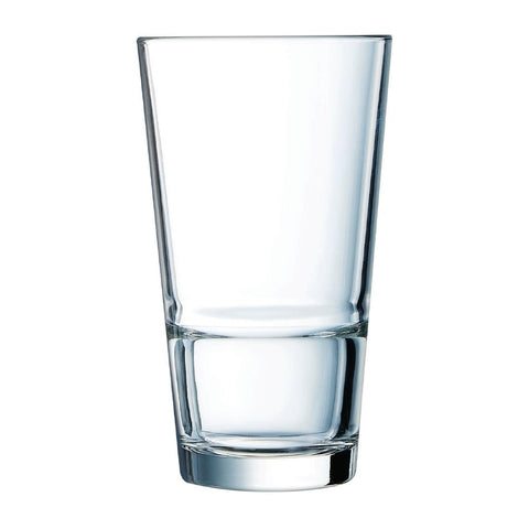 Arcoroc Stack Up Hiball Glasses 400ml (Pack of 24)
