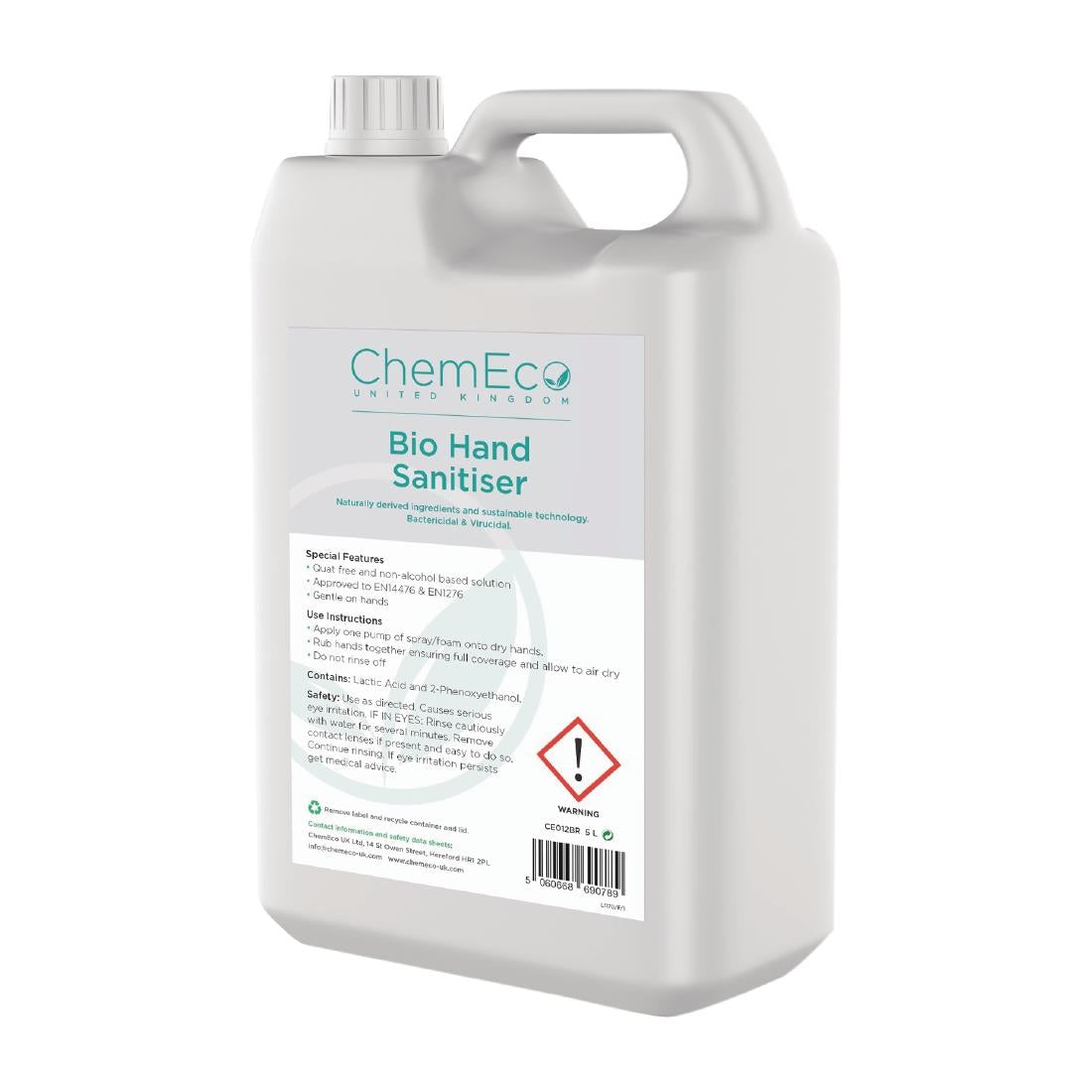ChemEco Bio Hand Sanitiser Refill 5Ltr