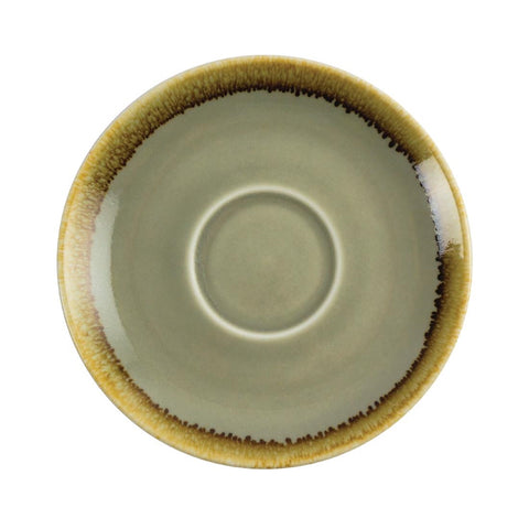 Olympia Kiln Cappuccino Saucers Moss 140mm product image