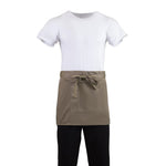 Whites Short Bistro Apron Tan