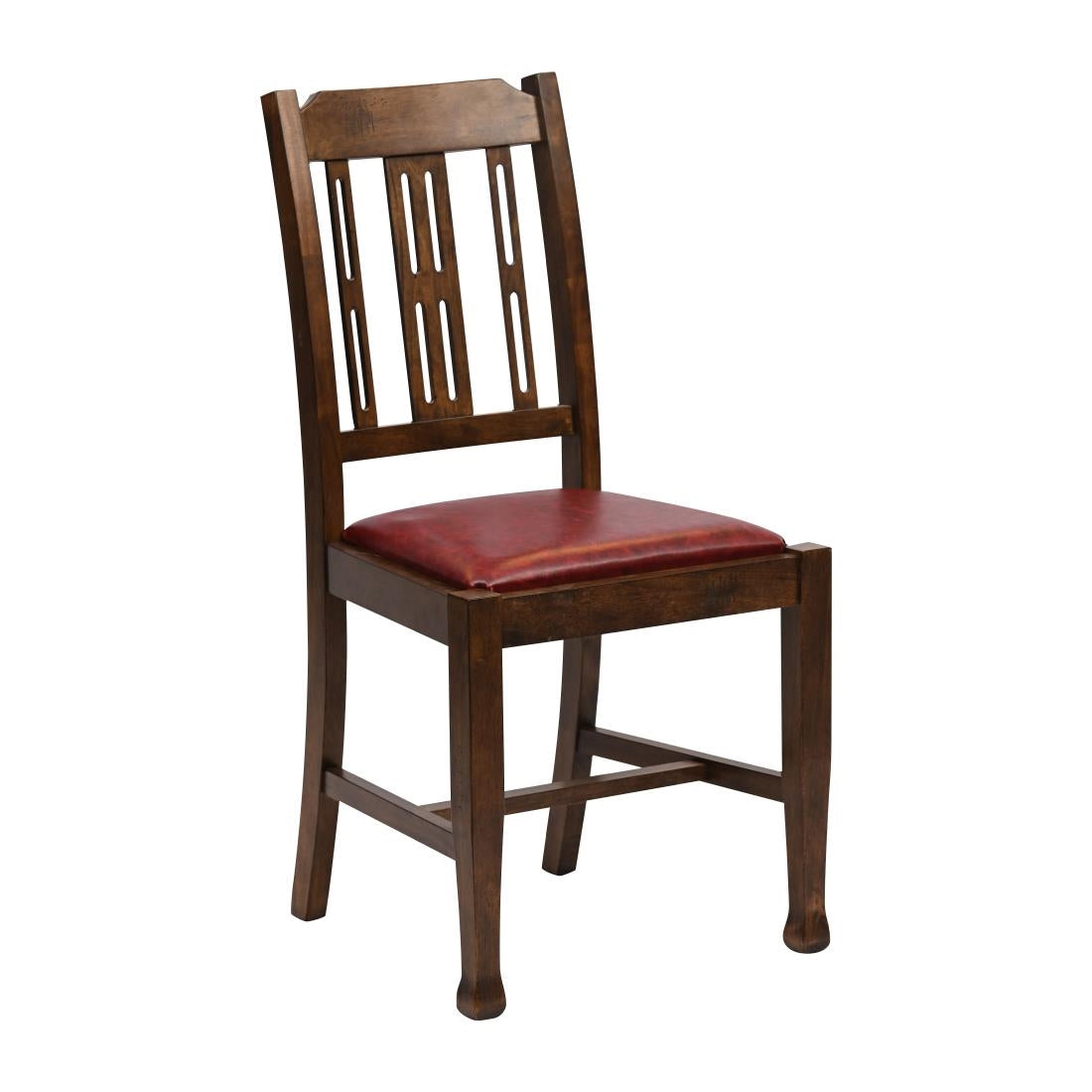 Lattice Back Dining Chair in Vintage Wood product image