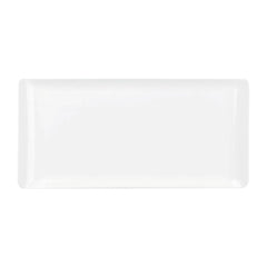 Churchill Melamine Rectangular Trays White 300x145mm (4 Pack)