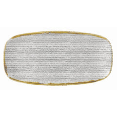 Churchill Studio Prints Homespun Oblong Plates Stone Grey (6 Pack)