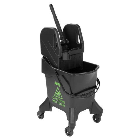 Jantex 20Ltr Tall Mop Bucket and Wringer - Green Print