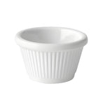 Utopia Fluted Ramekins White 30ml (12 Pack)