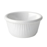 Utopia Fluted Ramekins White 90ml (12 Pack)