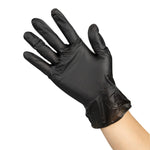 Hygiplas Vinyl Black Powder Free Glove S (100 Pack)