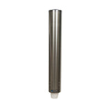 San Jamar C4400PF 12-24oz Stainless Steel Pull-Type Foam Cup Dispenser - 82-98mm