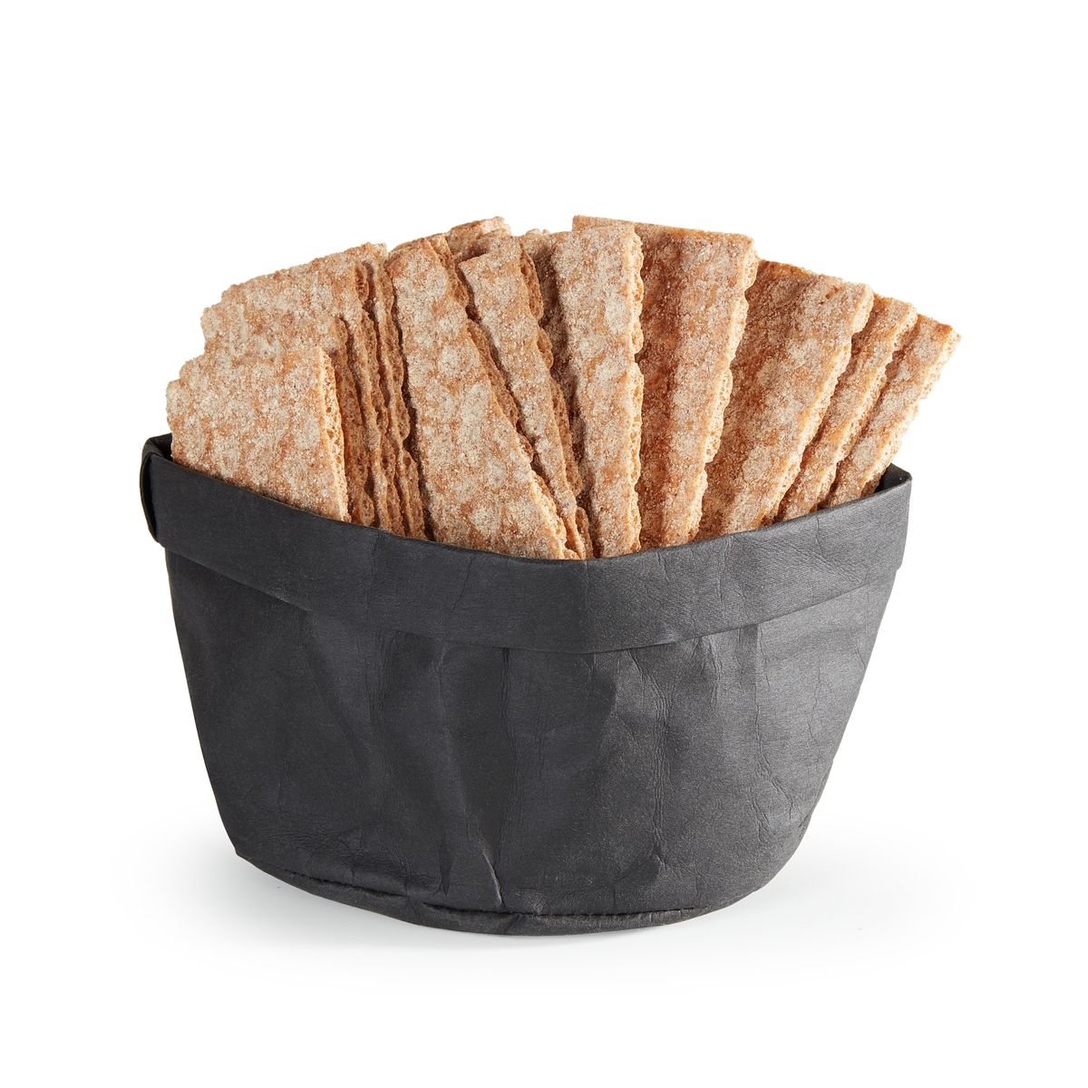 Pujadas Black Bread Basket 175 x 175mm paper bread basket