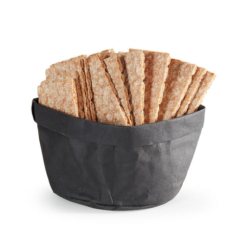 Pujadas Black Bread Basket 175 x 175mm paper bread basket