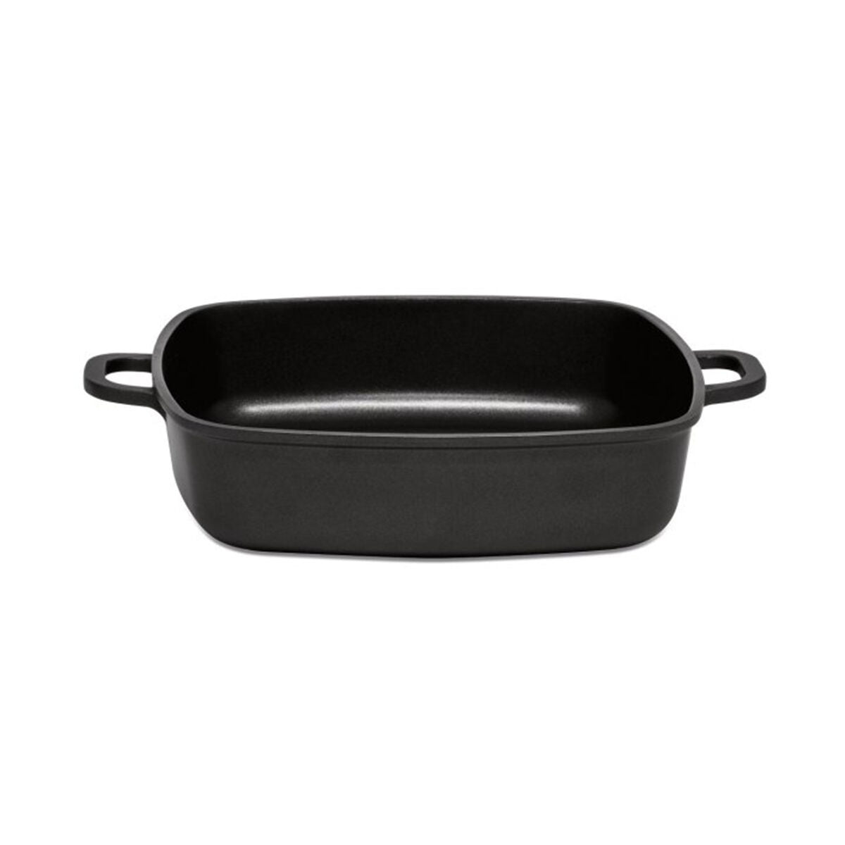 Pujadas Black Series 280mm Square Induction Non-Stick Casserole without Lid glass lid