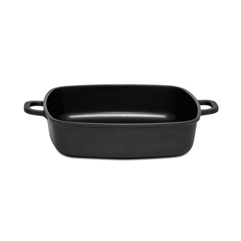Pujadas Black Series 280mm Square Induction Non-Stick Casserole without Lid glass lid