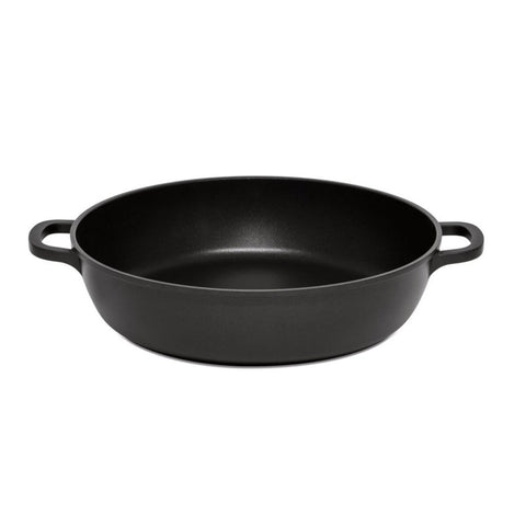 Pujadas Black Series 360mm Induction Non-Stick Casserole without Lid glass lid
