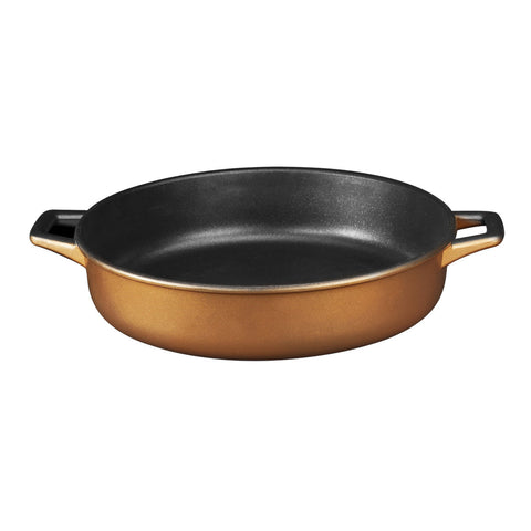 Bronze Cast Aluminium Shallow Casserole 320mm cookware