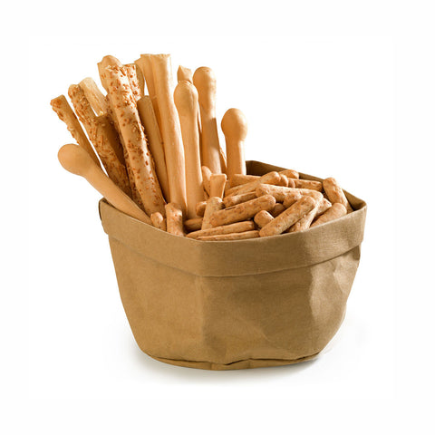 Pujadas Brown Bread Basket 175 x 175mm paper bread basket
