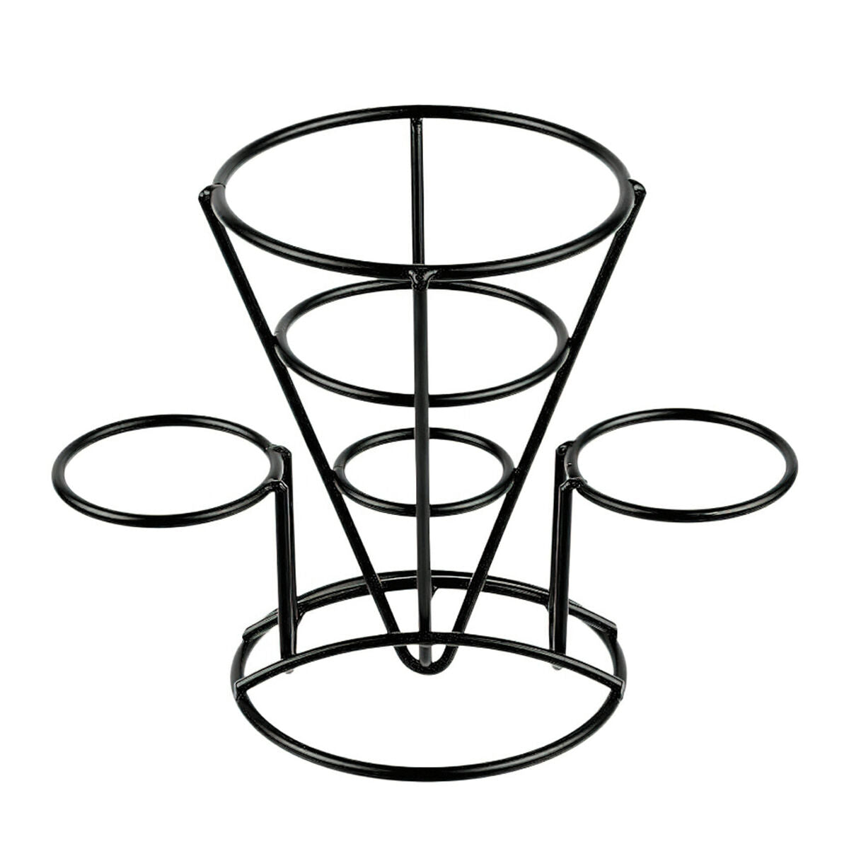 Pujadas Cone Basket with 2 Ramekin Holders metal serving basket