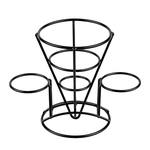 Pujadas Cone Basket with 2 Ramekin Holders metal serving basket