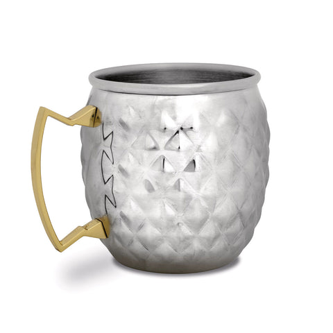 Pujadas Diamont Moscow Mule Mug Stainless Steel, 0.5L, 9cm diameter x 10cm height