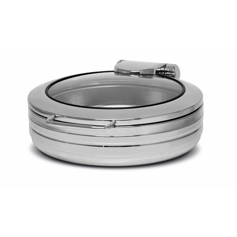 Pujadas Round Glass-top Chafing Dish chafing dish for buffet and catering use