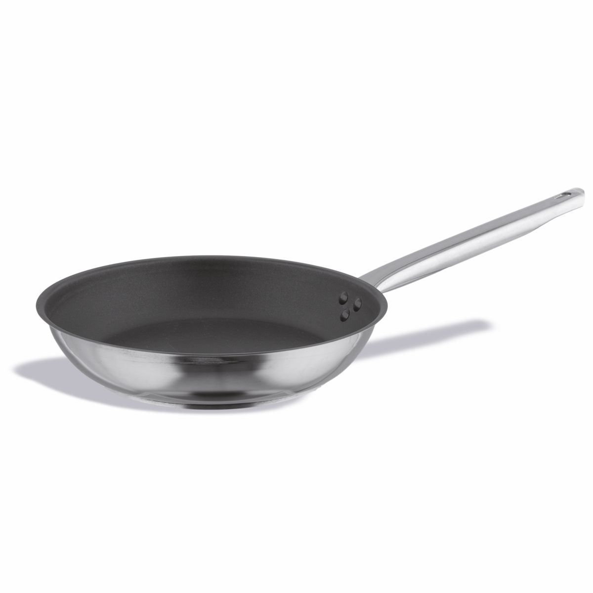 Pujadas Stainless Steel 'Ergos' Induction Fry Pan Ø280mm commercial frying pan in Ø280mm
