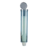 San Jamar C3165TBL 16" Artic Blue Medium Water Cup Dispenser - 64-83mm