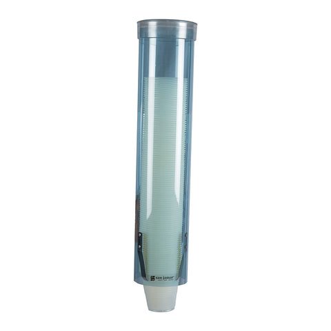 San Jamar C4160TBL 16" Artic Blue Small Water Cup Dispenser - 57-73mm - Advantage Catering Equipment