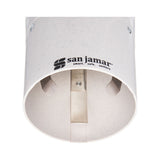 San Jamar C4180TBL 16" Artic Blue Small Water Cup Dispenser w/Throat - 57-73mm