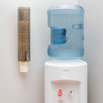 San Jamar C3260TBR 16" Brown Large Water Cup Dispenser - 70-86mm