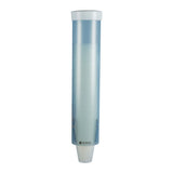 San Jamar C3165FBL 16" Frosted Blue Medium Water Cup Dispenser - 64-83mm