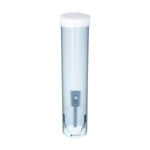 San Jamar C3165FBL 16" Frosted Blue Medium Water Cup Dispenser - 64-83mm