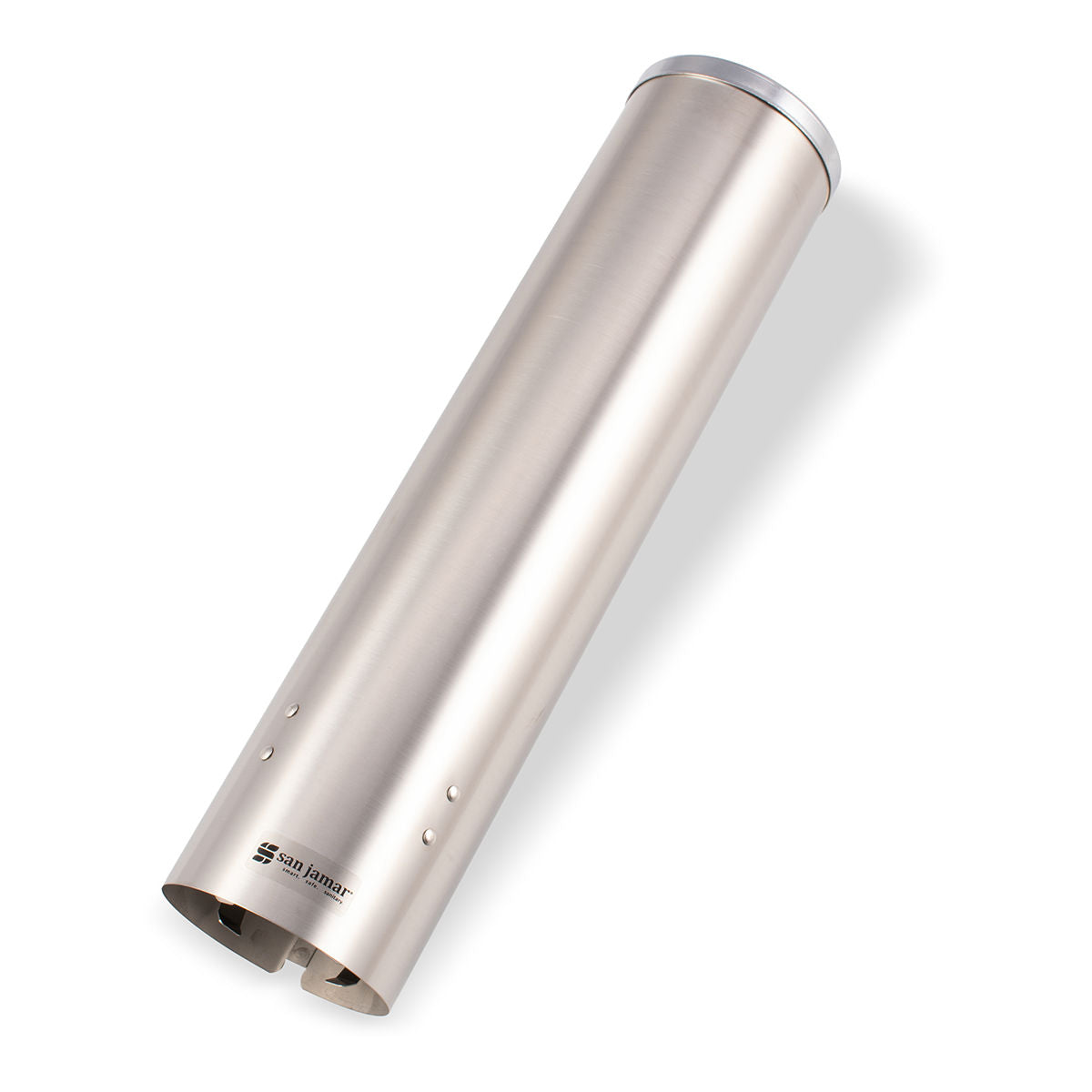 San Jamar C3250SS Stainless Steel Water Cup Dispenser 70-86mm