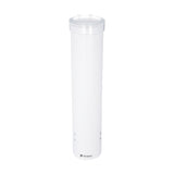 San Jamar C4160WH 16" White Small Water Cup Dispenser - 57-73mm - Advantage Catering Equipment