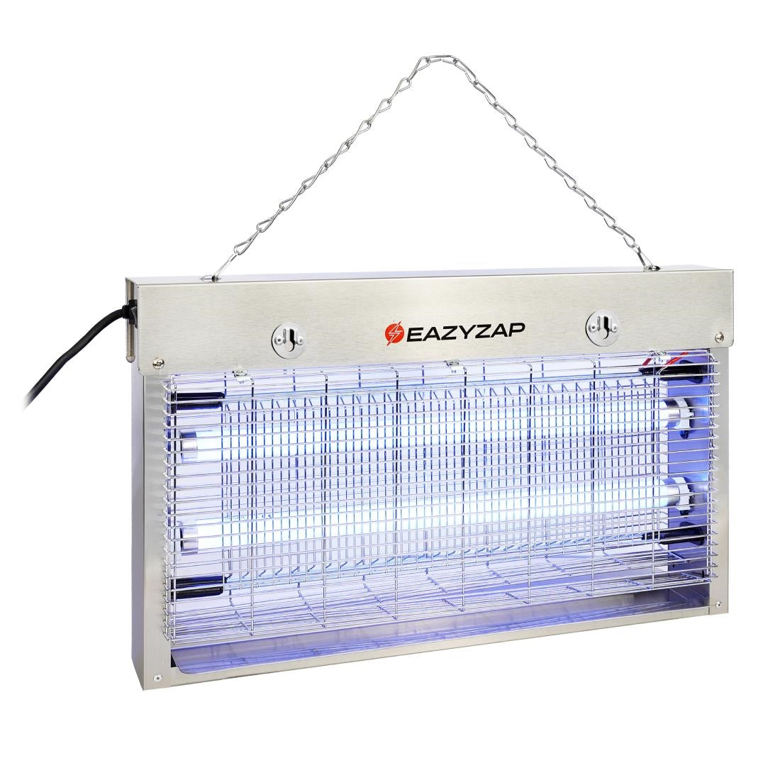 Eazyzap Energy Efficient Stainless Steel LED Fly Killer 100m²