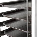 Vogue Stainless Steel 16-Shelf Clearing Trolley