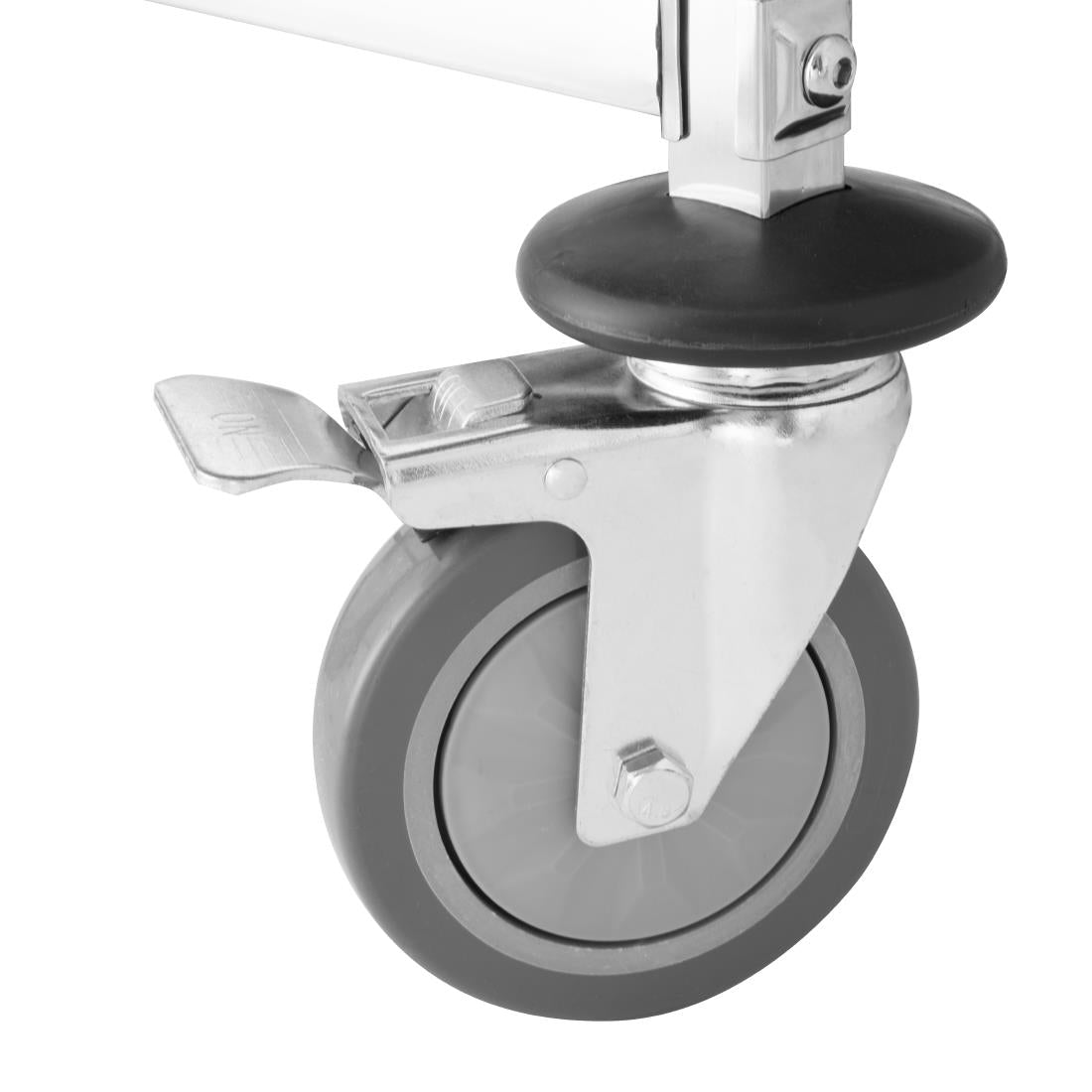 Vogue Stainless Steel 16-Shelf Clearing Trolley