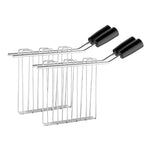 Rowlett Esprit 6 Slot Toaster Jet Black with Duraheat Elements & Sandwich Cage