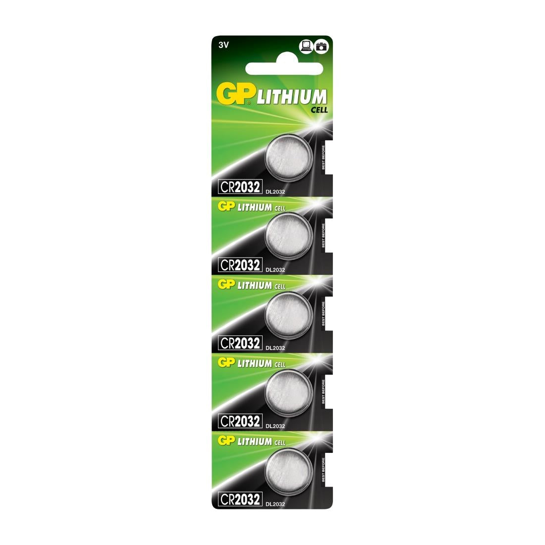 GP Button Battery CR2032 (5 Pack)