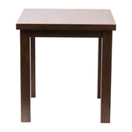 Kendal Square Dining Table Dark Walnut 700x700mm