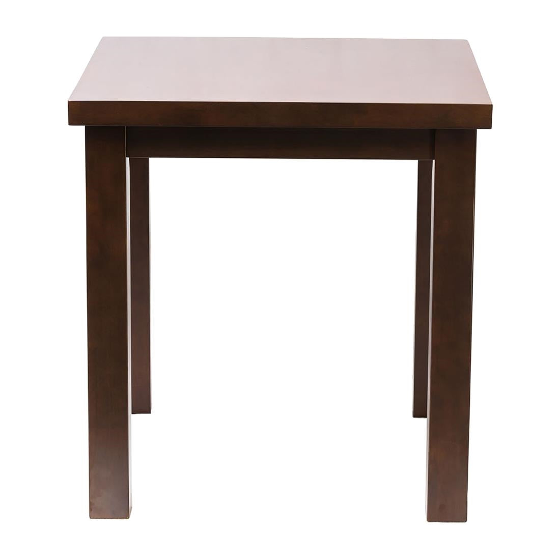 Kendal Square Dining Table Dark Walnut 700x700mm