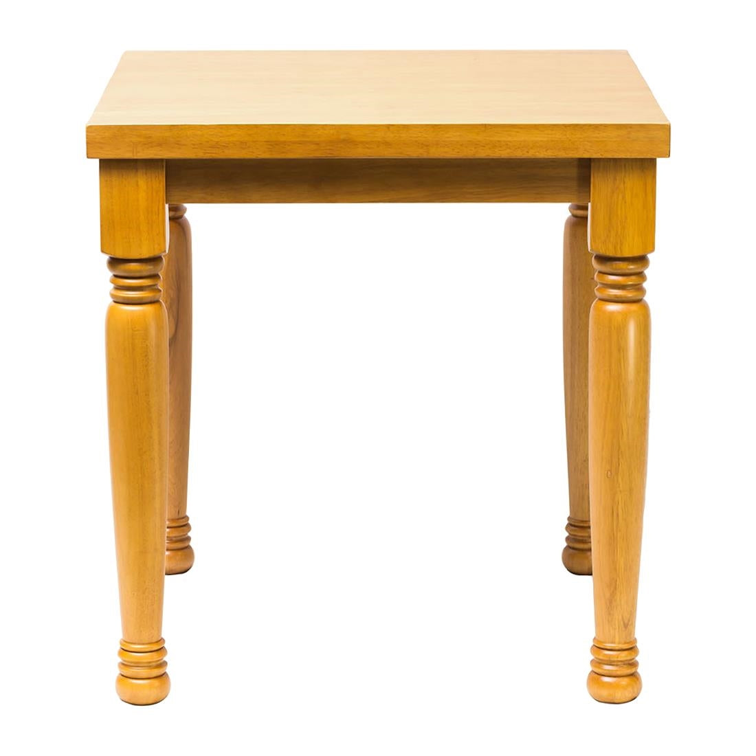 Cotswold-Style Square Dining Table Soft Oak 700x700mm