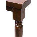 Cotswold-Style Rectangular Dining Table Dark Walnut 1200x700mm