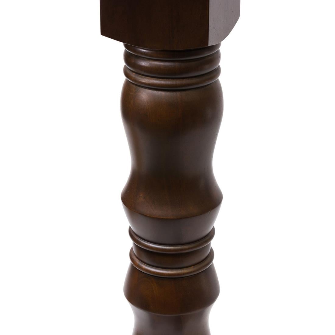Islington Poseur Square Table Dark Wood 700x700mm