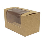 Fiesta Recyclable Bloomer Boxes with PET Window (500 Pack)